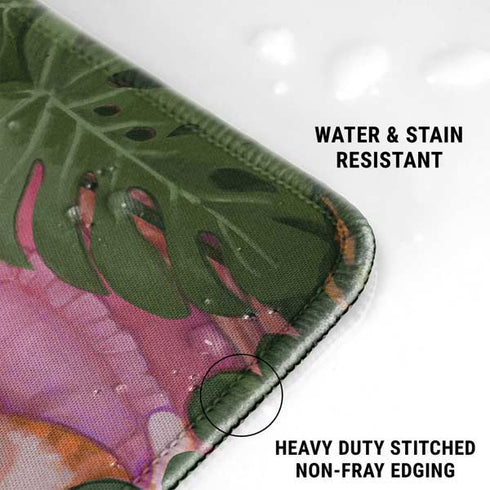 Pink Anime Witch Girls in Library with Cats by Ivy Dolamore Gaming Mouse Pad